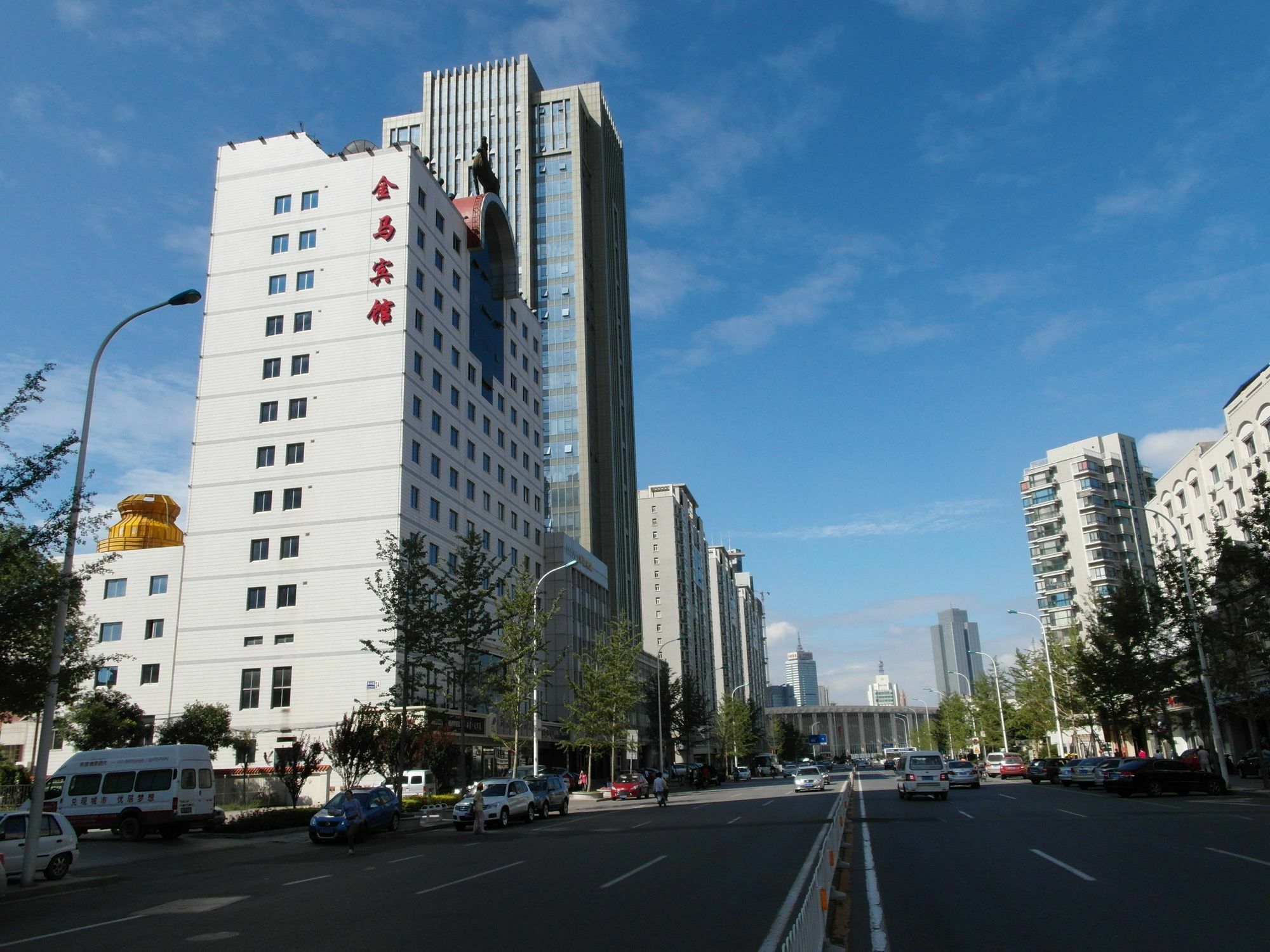 Tianjin Jinma Hotel Exteriör bild